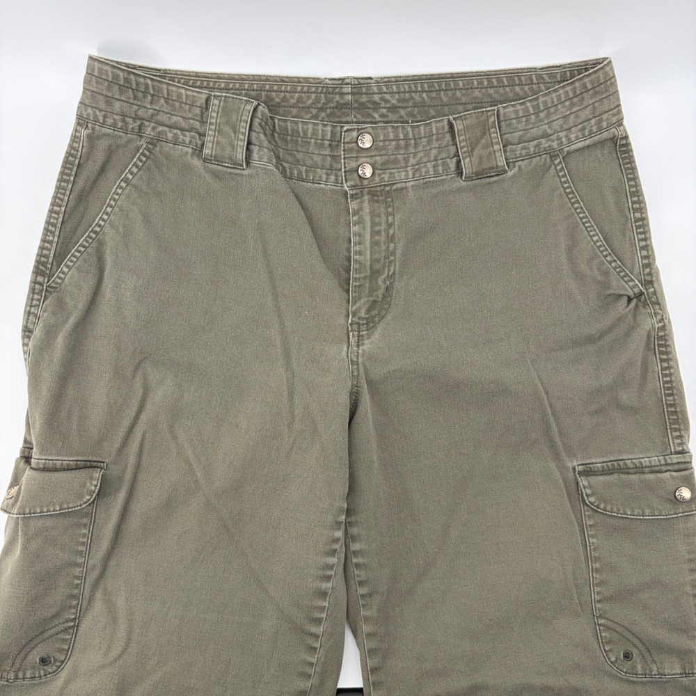 Columbia XCO Pants Womens 14 Olive Green Cargo Pants AL Gorpcore Hiking Stretch